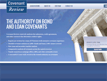 Tablet Screenshot of covenantreview.com